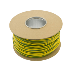 Unicrimp 100m x 3mm PVC EARTH SLEEVING GREEN/YELLOW