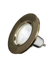 KSR Firebreak Qr GU10 IP20 Brass Bezel