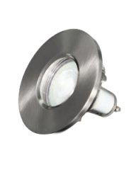 KSR Firebreak Qr GU10 IP65 Satin Chrome Bezel