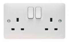White Moulded & Part M Wiring Accessories