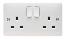 White Moulded & Part M Wiring Accessories