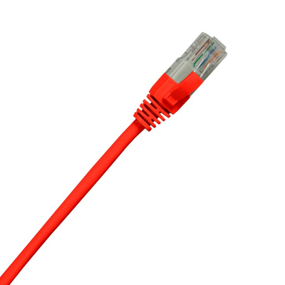 CONNECTIX RED CAT5E RJ45 PATCH LEAD 0.5MTR