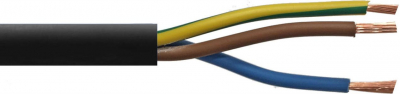 2.5MM 3CORE H07 BLACK H/R RUBBER CABLE