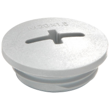 Wiska EVSG M32 Light grey stop end M32