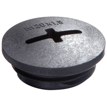 Wiska EVSG 25 Black stop end M25