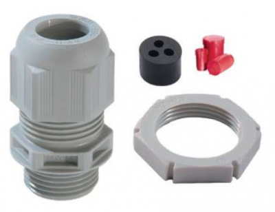 Wiska TKE/P40+ M40+ Plastic Tails Kit, Suitable for 2 x 25mm Tails + 1 x 16mm Earth Cable, White