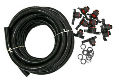 Wiska Conduit Contractor Pack PP Kit M20 Black