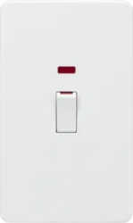 K/Bridge 45A DP Switch with Neon (2G size) - Matt White