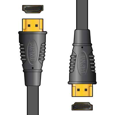 AVSL HQ HDMI LEAD 3M 4G READY BLACK PLUG TO PLUG