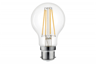 Integral omni filament GLS lamp B22 1055lm 7.8w 4000k dimmable 330 beam clear full glass