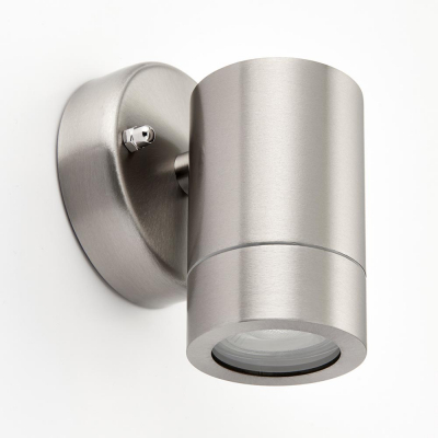 Saxby Palin 1lt Wall IP44 - Stainless Steel