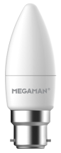 Megaman 143314E LED Candle B22 4.9W 2700K