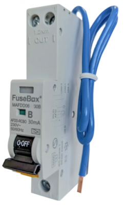Fusebox MINI AFDD RCBO 6A B 30mA 1P+N (SW) TYPE A