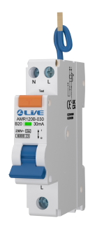 Liveelec 20A 30mA RCBO Mini Bidirectional & Switch Neutral