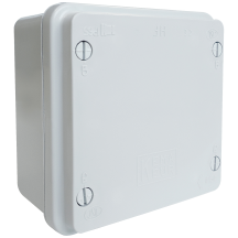 Eterna Grey plastic adaptable box 110x110x65mm