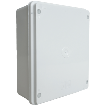 Eterna Grey plastic adaptable box 160x200x80mm