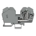 Wago 2-conductor through Grey terminal block; 35 mm&sup2; (125a rated)