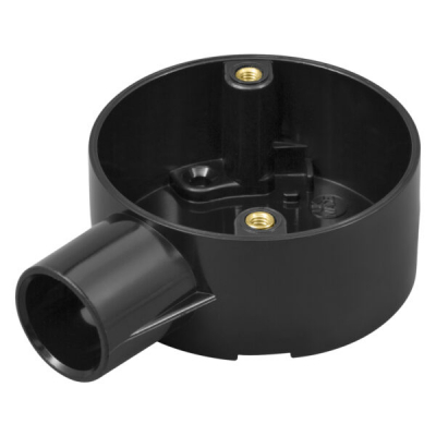 Marshall Tufflex Terminal Circular Box 20mm Black