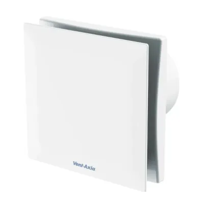 Vent Axia Silent Fan 100mm, Fixed Speed, Intermittent, Timer Model, Closed Grille