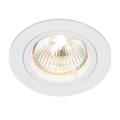 Saxby Cast GU10 Fixed Downlight - Gloss White