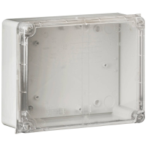 Wiska Junction Box CLWIB4 IP65 Clear Lid Grey 180x230x88mm