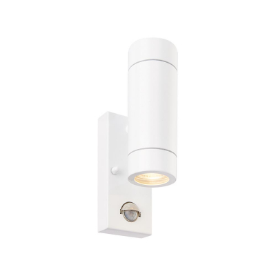 Saxby Palin PIR 2lt Wall IP44 - White