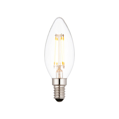Saxby E14 LED FILAMENT CANDLE 4.5W | 470LM | 104LM/W | 2700K | Dimmable