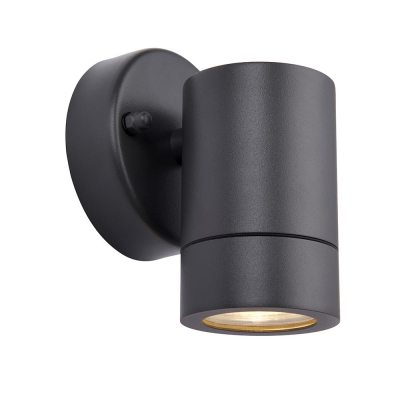 Saxby Palin 1lt Wall IP44 - Anthracite Grey