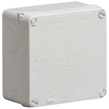 Wiska Junction Box WIB1 Grey IP65 110x110x60mm