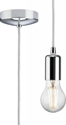 K/Bridge 1.8m E27 Contemporary Pendant Set - Polished Chrome