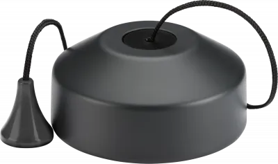 K/Bridge 10AX 2-way Pull Cord Switch - Anthracite