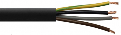 2.5MM 4CORE H07 BLACK H/R RUBBER CABLE