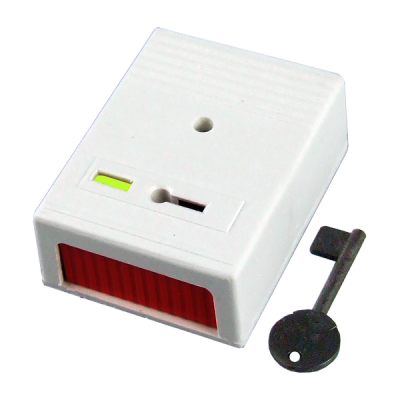 CQR Panic Button | Single Push | Grade 1 | White | Key Resettable