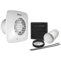 Xpelair Simply Silent LV100TS - Two Speed Axial SELV Fan c/w Timer