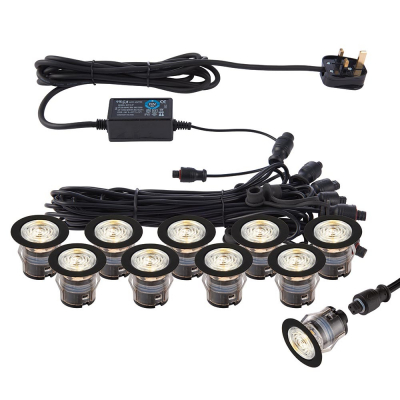 Saxby IkonPRO CCT 3000K/4000K 35mm kit black IP67 0.75W cct