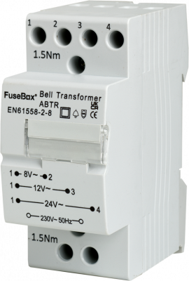 Fusebox BELL TRANSFORMER 230V 8V 1A