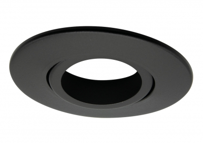 All LED Carbon Black Twist & Lock Adjustable Bezel for iCan75 Downlight (AFD75)