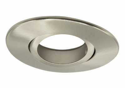 All LED Satin Nickel twist & lock adjustable bezel for iCan75
