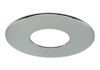 All LED Polished Chrome Twist & Lock Fixed Bezel for iCan75 Downlight (AFD75)