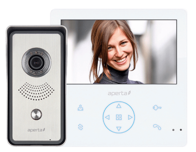 ESP VIDEO DOOR ENTRY KIT (WHITE GUI MONITOR)