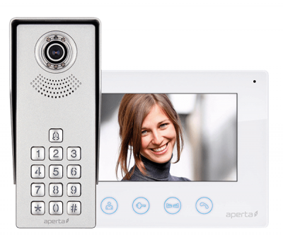 ESP COLOUR VIDEO DOOR KP KIT (WHITE MON)