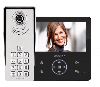 ESP VIDEO DOOR KP KIT (BLACK GUI MONITOR)