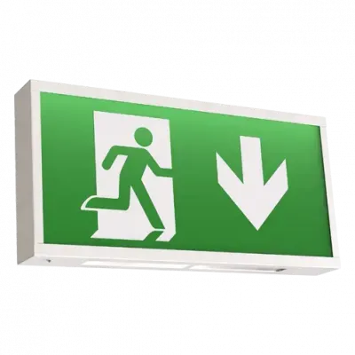Ansell Watchman Exit Box LED 3.5W (Without Legend)