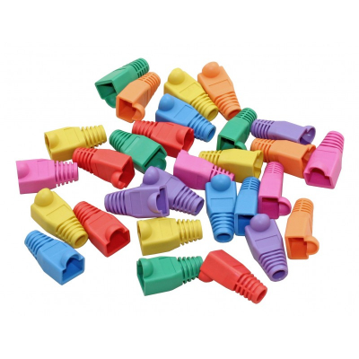 PURPLE BOOTS FOR RJ45 PLUGS (006-003-007-58)