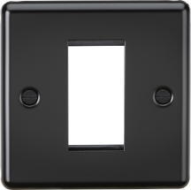 K/Bridge 1G Euro Modular Faceplate - Matt Black