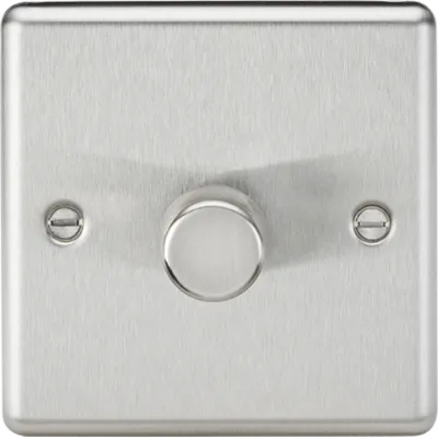 K/Bridge 1G 2-way 10-200W (5-150W LED) Intelligent dimmer - Brushed Chrome