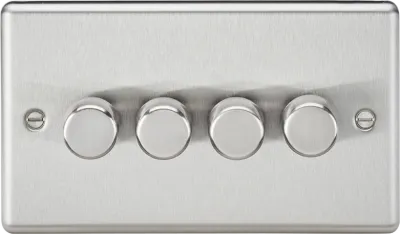K/Bridge 4G 2-way 10-200W (5-150W LED) Intelligent dimmer -Brushed Chrome