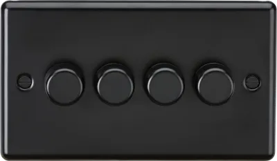 K/Bridge 4G 2 way 10-200W (5-150W LED) Intelligent dimmer - Matt Black