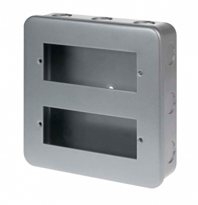 Click Minigrid Plate 2 Tier 12 Apertures Metal Clad