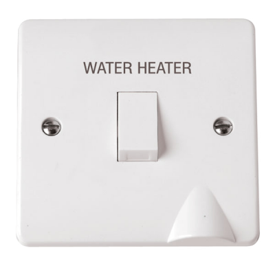 Click Mode 20A DP Water Heater Switch With Optional Flex Outlet